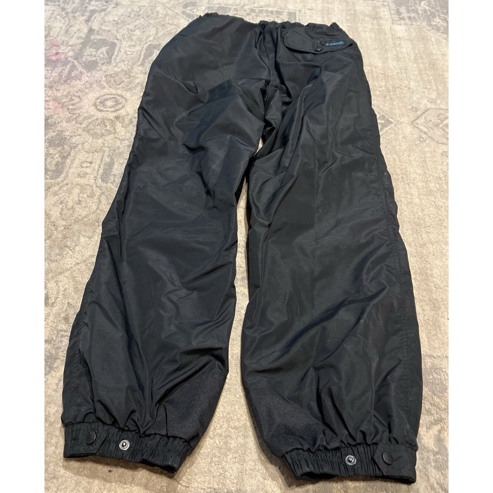 Columbia Mens Snowboard Ski Snow Pants Blue Black‎ Size Large Nylon Vintage - Picture 2 of 7